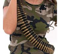 Kids Army Play Bullet Belt - 60" Long