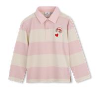 Kids Around - Long Sleeve Polo - Pale Pink - Girl - 4 Years