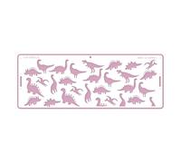 Kids Art & Craft Stencils for Painting & DIY Projects - Reusable Large Stencils for Creative Play, Drawing, Coloring & School Crafts (Dinosaur Dinos)