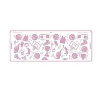 Kids Art & Craft Stencils for Painting & DIY Projects - Reusable Large Stencils for Creative Play, Drawing, Coloring & School Crafts (Basketball Hoop)