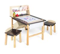 Kids Art Table Chairs Set Wooden Craft and Play Activity Table Set
