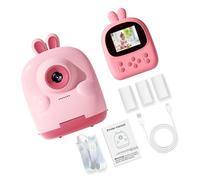 Kids Artistic Printing Instantly Camera With 1080P Double Lens And Safe Print Paper For Child Digital Camera With Printer Kids Photography Toy