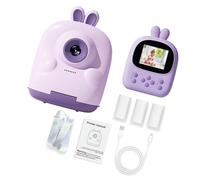 Kids Artistic Printing Instantly Camera With 1080P Double Lens And Safe Print Paper For Child Digital Camera With Printer Digital Toy For Children