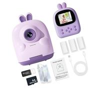 Kids Artistic Printing Instantly Camera With 1080P Lens And Safe Print Paper For Child 64G Digital Camera With Printer Children Digital