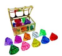 Kids Arts And Crafts Ages 4-8 Girls 10pcs Set With Diving Gem Pool Toy Underwater Swimming Toy For Kids Easter Arts And Crafts for Ages 4-8 (Gold, 7. 5 * 5.* 5cm)