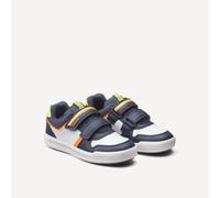 Geox J Arzach BOY A Sneaker, Navy/Fluo Green, 11.5 UK Child