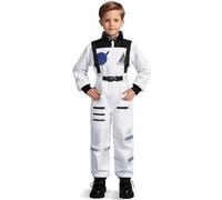 Kids Astronaut Costume, Unisex Astronaut Costume Cosplay Toys, Pilot Space Adventure Outfit, Spaceman Jumpsuit Fancy Dress for Boys & Girls World Book Day Gift