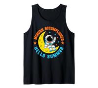 Kids Astronaut Space Last Day of School Graduation Planet Tank Top