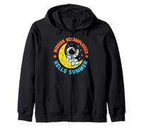 Kids Astronaut Space Last Day of School Graduation Planet Zip Hoodie