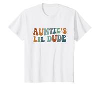 Kids Auntie's Lil Dude - Cute Nephew Baby Boy T-Shirt