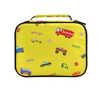 Kids Auto Car Colorful Cartoon Colored Pencil Bag Large Capacity Pencil Case for Colouring Pencils Pen Bag Marker Organizer