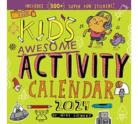 Kid's Awesome Activity Wall Calendar 2024: Includes 300+ Super Fun Stickers!