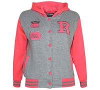 Kids B.B Hooded NYC FOX Jacket Long Sleeve Baseball Coat Girls Boys Age 1-13 Yrs