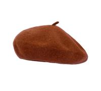 Kids Baby Girls Boys Vintage Beret Hat Classic Wool French Beret Hat Solid Fall Winter Warm Beanie Cap (A-Light Orange, ONE Size)