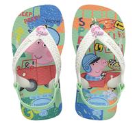 Havaianas Baby Peppa Pig Unisex baby FlipFlop White/White 6 UK Child