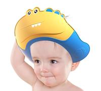 Kids Baby Shower Cap Visor for Washing Baby Hair - Baby Cartoon Shower Cap Shield - Shampoo Safe Protection Cartoon Shield - Baby Shower Cap