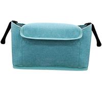 Kids Baby Stroller Hanging Bag Pram Organiser Bag Bottle Cup Holder Buggy Accessories Large Capacity (Light Green)