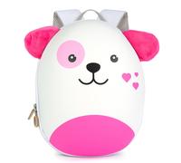 Boppi Tiny Trekker Kids Backpack Travel Holiday Bag 4 Litre Rucksack - Pink Dog