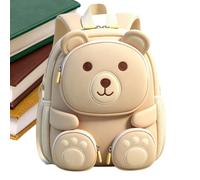Kids Backpack - Boy Cute Bear Design Mini Bag, Versatile | Small Kids Backpack with Adjustable Shoulder Straps for Kindergarten Daycare Travel Birthday Airplane Camping