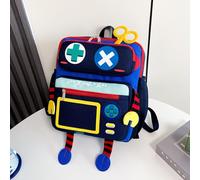 Kids Backpack - Children's Trend Large Capacity Kindergarten Super Cute Robot Bag