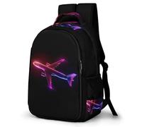 Kids Backpack, Cute Preschool Toddler Schoolbag for Boys Girls with Aeroplane Children Airliners Primary Book Bag Water Resistant Rucksack