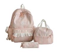 Kids Backpack Girls - Adorable Three Piece Design For A Girl'S Shoulder Student Backpack With A Lightweight And Large Capacity. Suitable For Junior High Girls