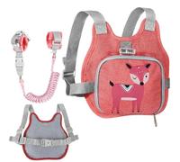 Kids Backpack Leash with Wrist Link Anti Lost Adjustable Animal