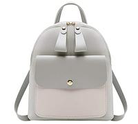 Kids Backpack - Letter Bag Backpack Messenger Purse Lady Fashion Shoulders Mobile Small Phone Bag (Grey One Size)