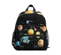 Kids Backpack Solar System Kindergarten Preschool Bag for Toddler Girls Boys