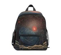 Kids Backpack Starry Sky Vortex Kindergarten Preschool Bag for Toddler Girls Boys