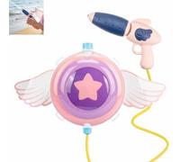 Kids Backpack Water Gun with Wings, 2000ML Large Capacity Tank, Cute Design Water Pistol Toy, Adjustable Shoulder Straps, Outdoor Summer Pool Beach Water Fighting Game for Boys Girls (C)