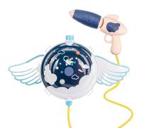 Kids Backpack Water Gun with Wings, 2000ML Large Capacity Tank, Cute Design Water Pistol Toy, Adjustable Shoulder Straps, Outdoor Summer Pool Beach Water Fighting Game for Boys Girls (A)