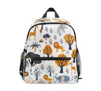 Kids Backpack Wild Animals Forest Kindergarten Preschool Bag for Toddler Girls Boys