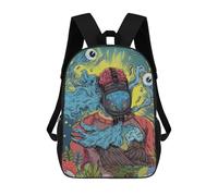 Kids Backpacks Underwater Mindscapes A Surreal Dive Into The Unknown Backpack School Backpack Children School Bag Travel Rucksacks Book Bags 3D Printed Backpack for Kids Boys And Girls 17inch