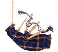 Kids Bagpipe Miniature Playable Bagpipe with Reed In Masonic Tartan