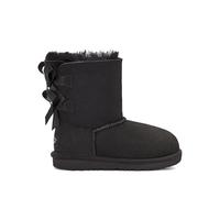 Kids Bailey Bow II Ankle Boots with Faux Fur Lining Black