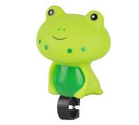 Kids Balance Bike and Scooter Bell with Dinosaur Print and Super Loud Ring for Alerting Others (Frog)