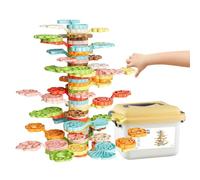 Kids Balance Game, Stacking Tree Puzzle, Set with Stability Challenge Feature, Safe Learning Toy, Creative Brain Training Design, Preschool Activity Set for Classroom