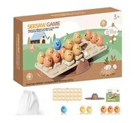 Kids Balance Toys | Seesaw Stacking Game,Activity Interactive Puzzle Educational Sensory Chicken Design for Toddler Preschool Playground Kindergarten Backyard
