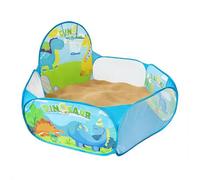 Kids Ball Pit | Foldable Playset with Basketball Ring - Thickened Mini Ballpit - For Indoor Room And Outdoors Birthday Christmas Boys And Girls Thanksgiving
