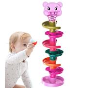 Kids Ball Track Toy | Early Education Ball Rolling Toy | 1-3 Years Old Stacking Track Slide Game | For Toddler Stacking Tower Early Education