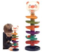 Kids Ball Track Toy - Stacking Track Ball Drop Toys,1-3 Years Old Stacking Slide Game Rolling Slide Tower For Boys