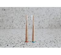 Kids Bamboo Toothbrushes | Organic | Ecofriendly Soft Bristles | Biodegradable | Plastic Free Wooden Handle | Vegan | Eco Packaging