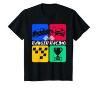Kids Banger Racing Car Motor Sports T-Shirt