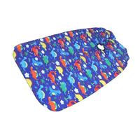 Kids Barber Cape, Cartoon Pattern Kids Haircut Cape, Adjustable Size 120 X 110cm with Comfortable Closure for Haircuts and Styling