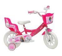 Kids Barbie Bike 12" Wheel Childrens Removable Stabilisers Pink Bicycle 3+ Years