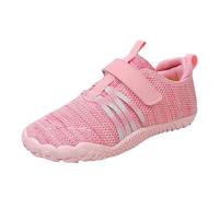 Kids Barefoot Shoes Size 11.5 Boys Girls Shoes Wide Toe Box Hiking Flexible Zero Drop Sole Minimalist Sneakers Lightweight Breathable Slip on Running Tennis for Indoor Outdoor Little Big Kid Pink