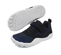 Kids Barefoot Shoes Wide Boys Girls Non Slip Light Summer School Trainers Sneakers for Walking Running Outdoor Sports (Black, Toddler, 7, Numeric, UK Footwear Size System, Wide)