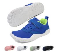 Kids Barefoot Shoes Wide Boys Girls Non Slip Light Summer School Trainers Sneakers for Walking Running Outdoor Sports (A-Blue, Toddler, 7, Numeric, UK Footwear Size System, Wide)
