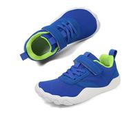 Kids Barefoot Shoes Wide Lightwight Non Slip Summer School Sneakers Walking Running Outdoor Sports Trainers for Boys Girls (Blue, Big Kid, 3, Numeric, UK Footwear Size System, Wide)
